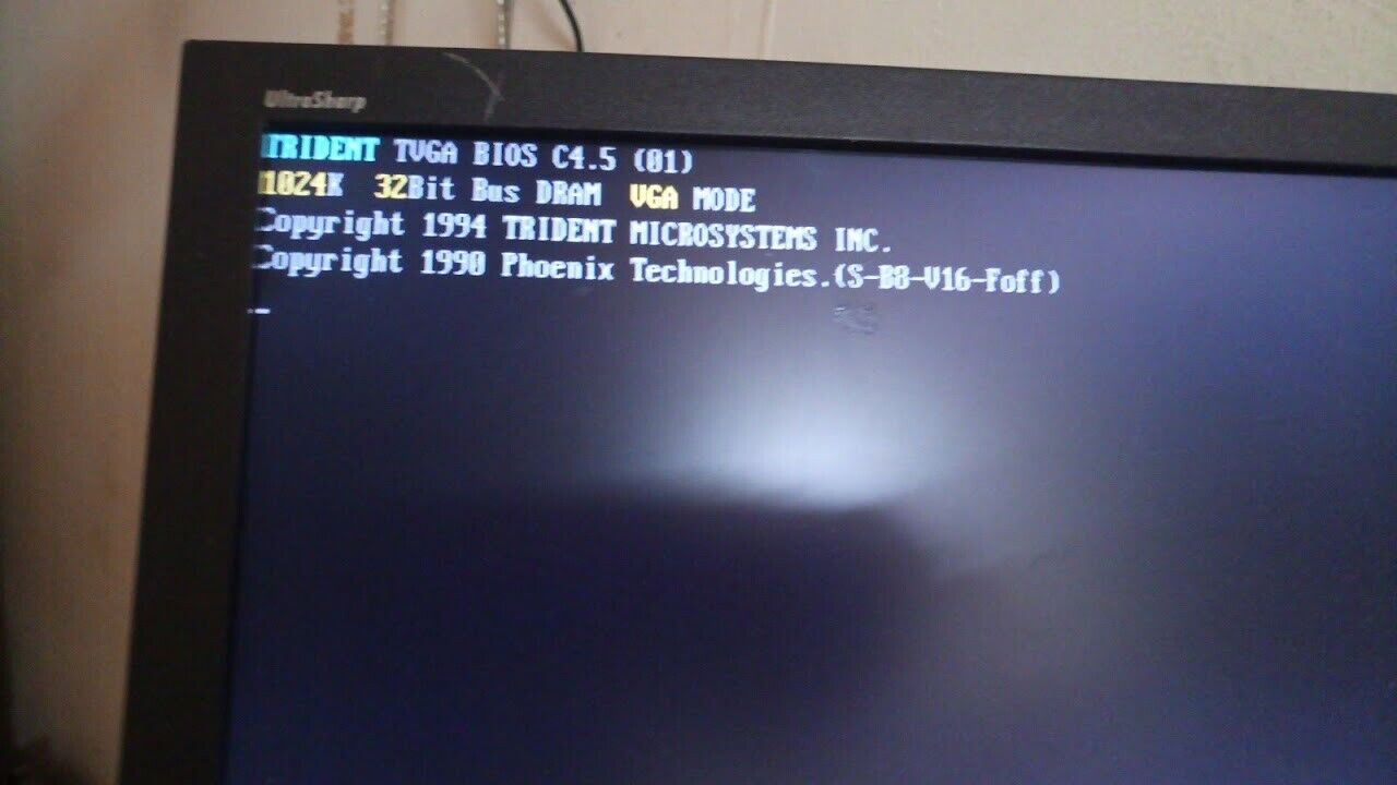 Union/Trident ISA VGA T8900D-256*1 TVGA bios C4.5 1024K 32bit isa VGA
