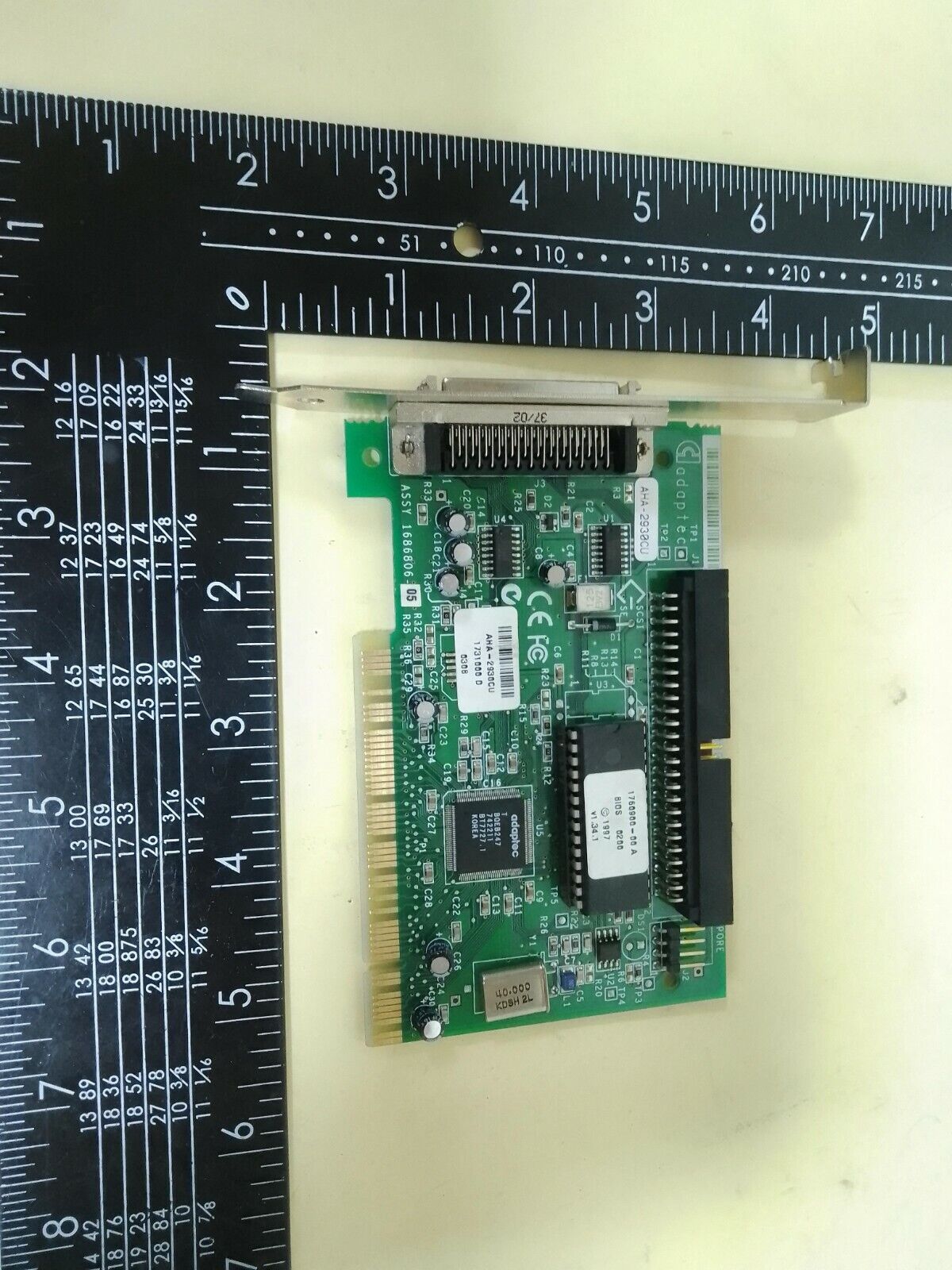 Adaptec AHA-2930CU PCI SCSI And RAID Controller Pcb Assy. 1686806-05 - Image 12