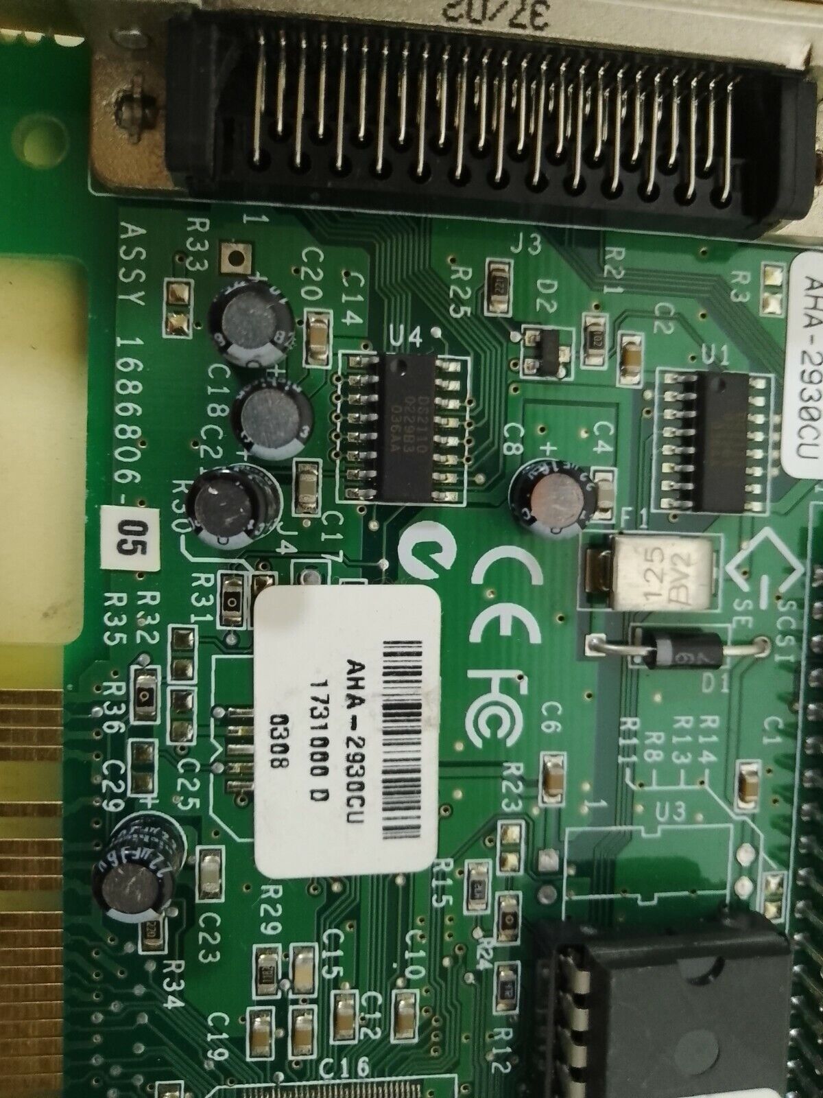 Adaptec AHA-2930CU PCI SCSI And RAID Controller Pcb Assy. 1686806-05 - Image 10