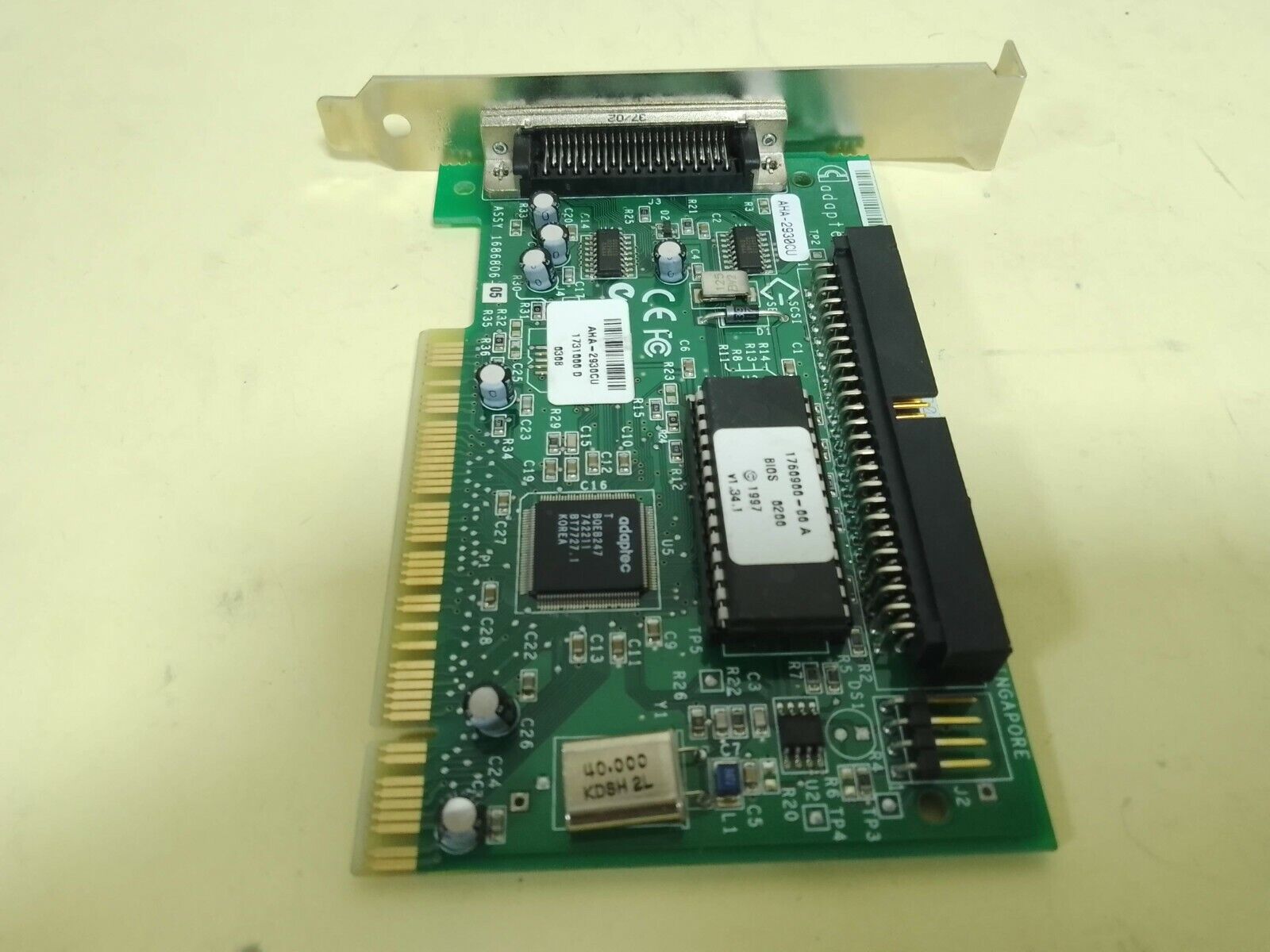 Adaptec AHA-2930CU PCI SCSI And RAID Controller Pcb Assy. 1686806-05 - Image 6