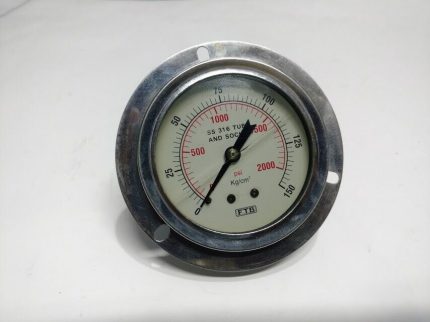 FTB SS 316 Tube & Socket Psi Pressure Gauge