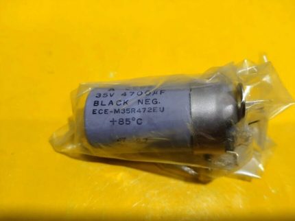 ECE M35R472EU 35V 4700UF BLACK NEG Capacitor CE62 New