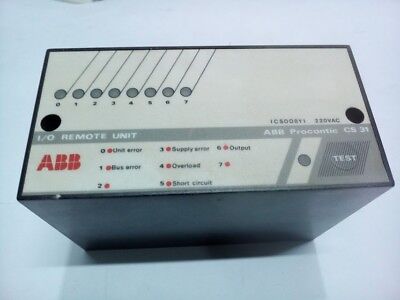 ASEA Brown Boveri Procontic CS 31 I/O Remote Unit ICS008Y1 220VAC New - Image 7