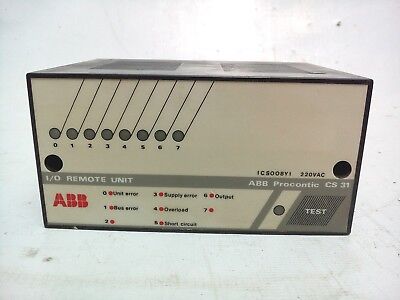 ASEA Brown Boveri Procontic CS 31 I/O Remote Unit ICS008Y1 220VAC New - Image 4