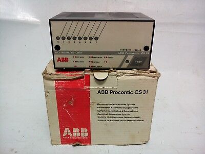 ASEA Brown Boveri  Procontic CS 31 I/O Remote Unit ICS008Y1 220VAC New