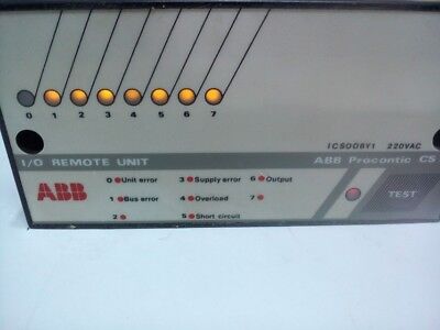 ASEA Brown Boveri Procontic CS 31 I/O Remote Unit ICS008Y1 220VAC New - Image 2