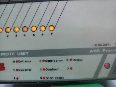 ASEA Brown Boveri Procontic CS 31 I/O Remote Unit ICS008Y1 220VAC New - Image 3