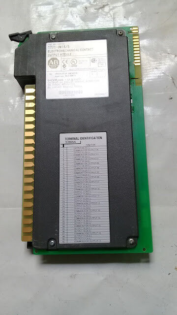 Allen-Bradley 1771-OW16/B P/n 96110074 Ser B Electromechanical Contact Output Mo