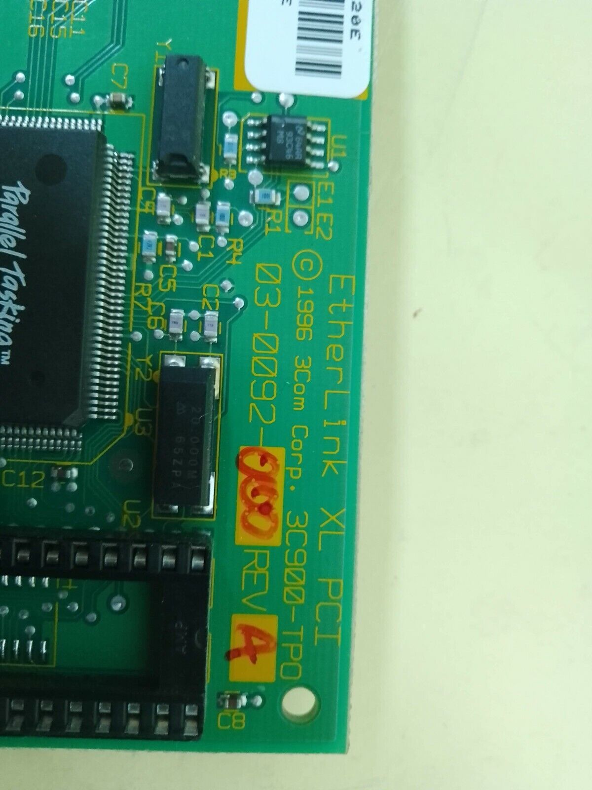 3Com EtherLink XL PCI 03-0092-000 Rev.4 3Com 3C900TPO assy. 02-0092-000 Rev.02 - Image 9