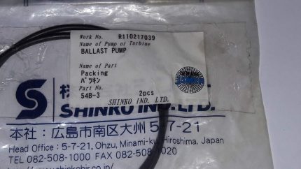 Shinko Ind Ltd Jsmea Genuine Part Ballast Pump Packing 54B-3 R110217039