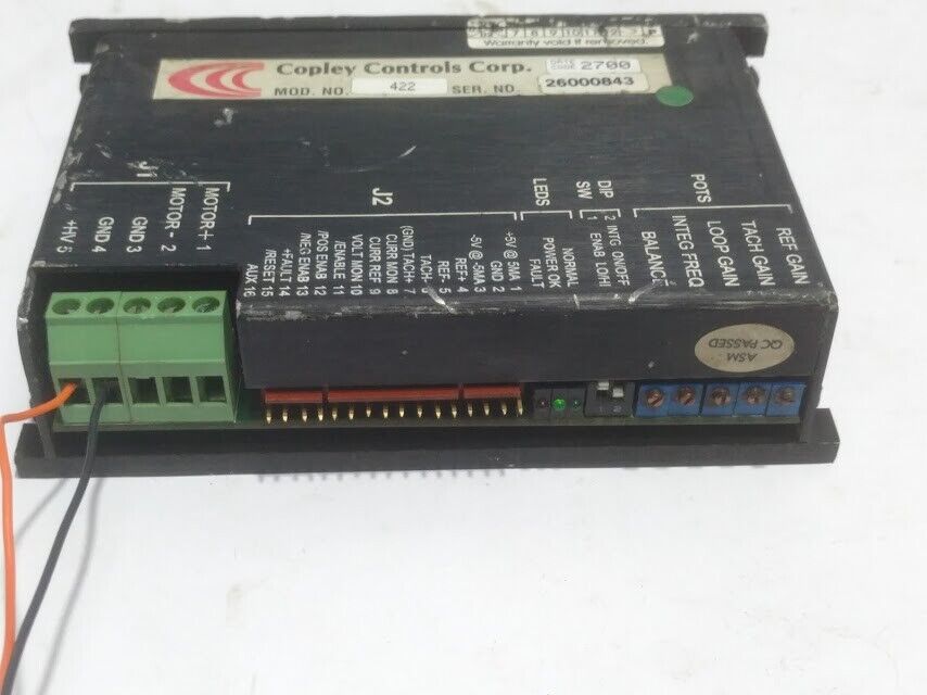 Copley Controls Corporation 422 DC Servo Drive Model 422