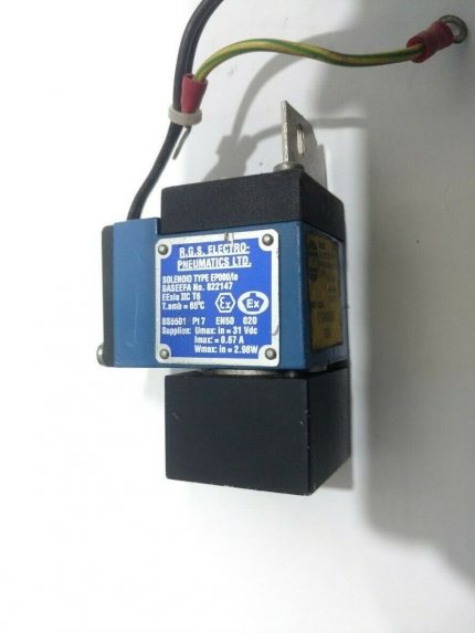 RGS Solenoid Type EP000/ia  E13AX0A00B baseefa 822147 Solenoid valve
