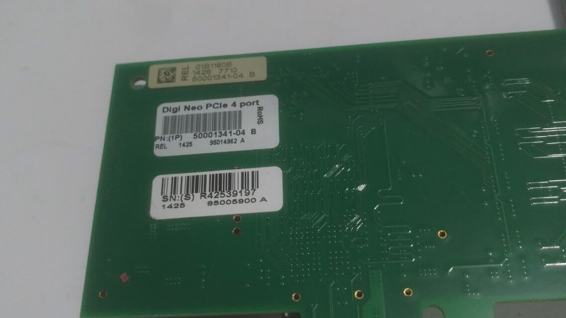 Digi Neo PCIe 4 port 50001341-04 B REL 1425 95005900 A - Image 5