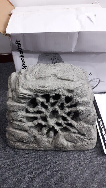 SpeakerCraft Ruckus6 One Brown Sandstone-Outdoor Rock Speaker