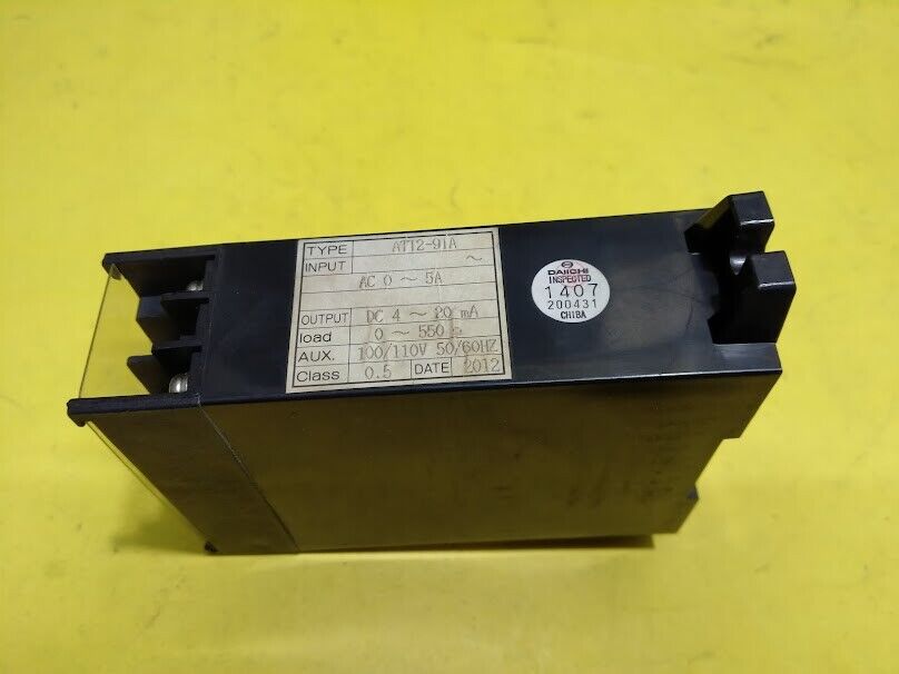 Daiichi Transducer Electronic Components LOAD 0~550ohms Model ATT2-91A AC 0~5a - Image 5