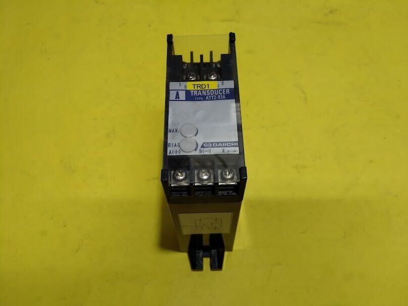 Daiichi Transducer Electronic Components LOAD 0~550ohms Model ATT2-91A AC 0~5a - Image 2