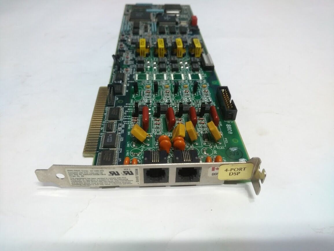 Dialogic 85-0155-019 Rev. C Networking D/41D ISA Analog Board - Image 3