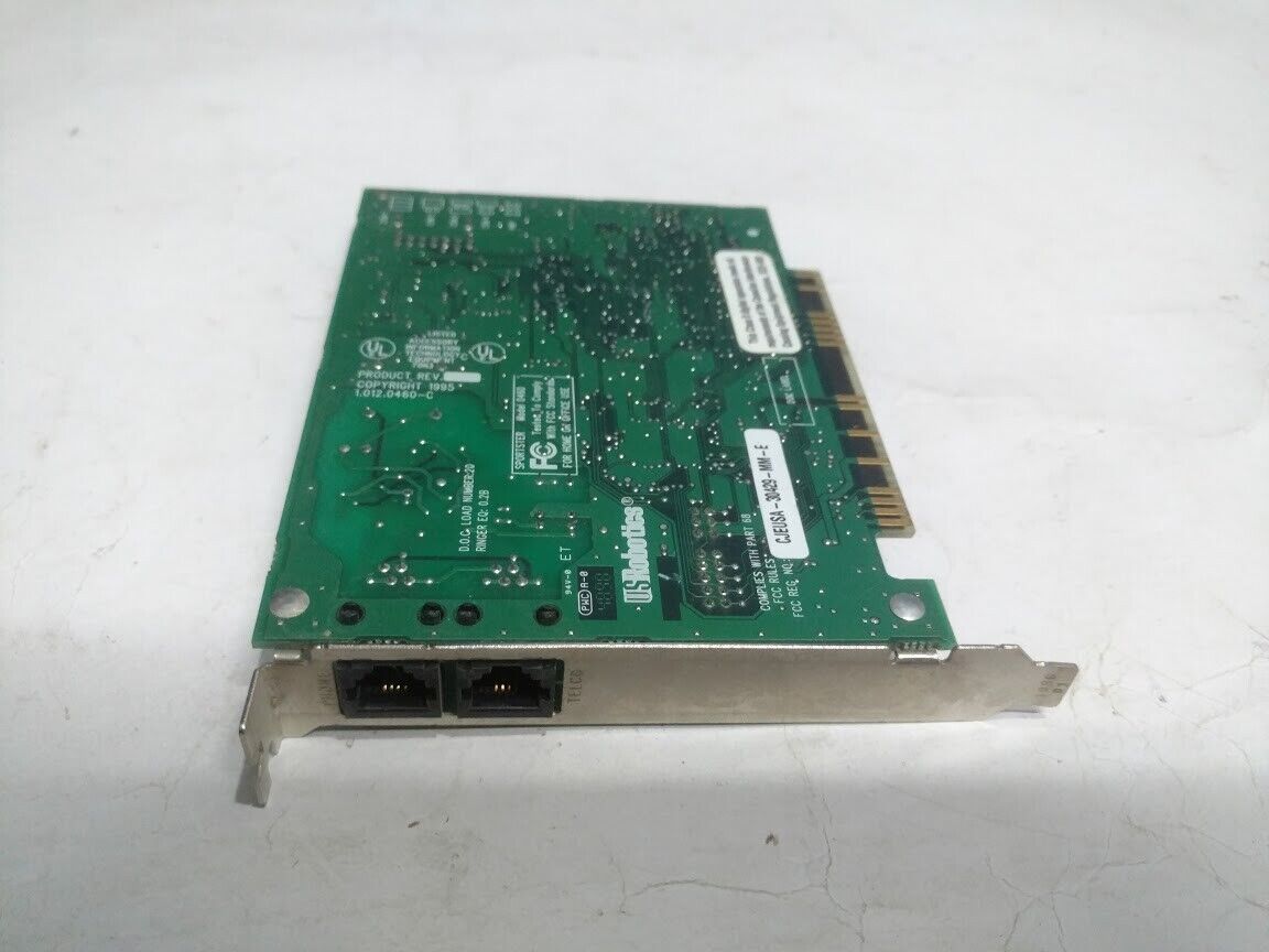 US Robotics 0460 CJEUSA-30429-MM-E 1.012.0460-C ISA Fax Modem Card - Image 2