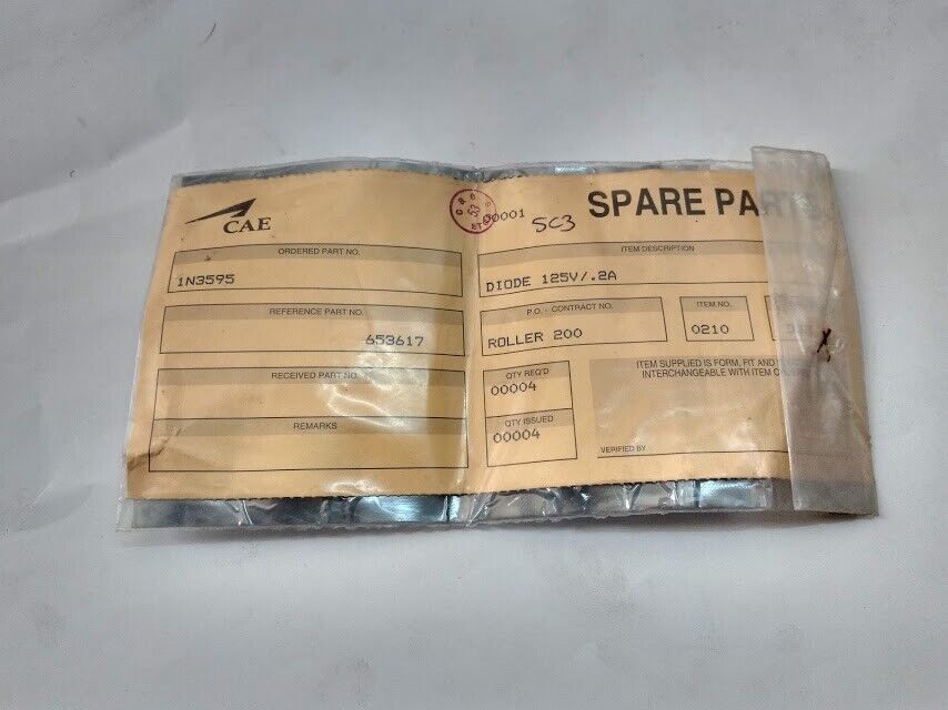 1N3595 Diode 125/.2A 1N3595 CAE Electronics LTD New - Image 6