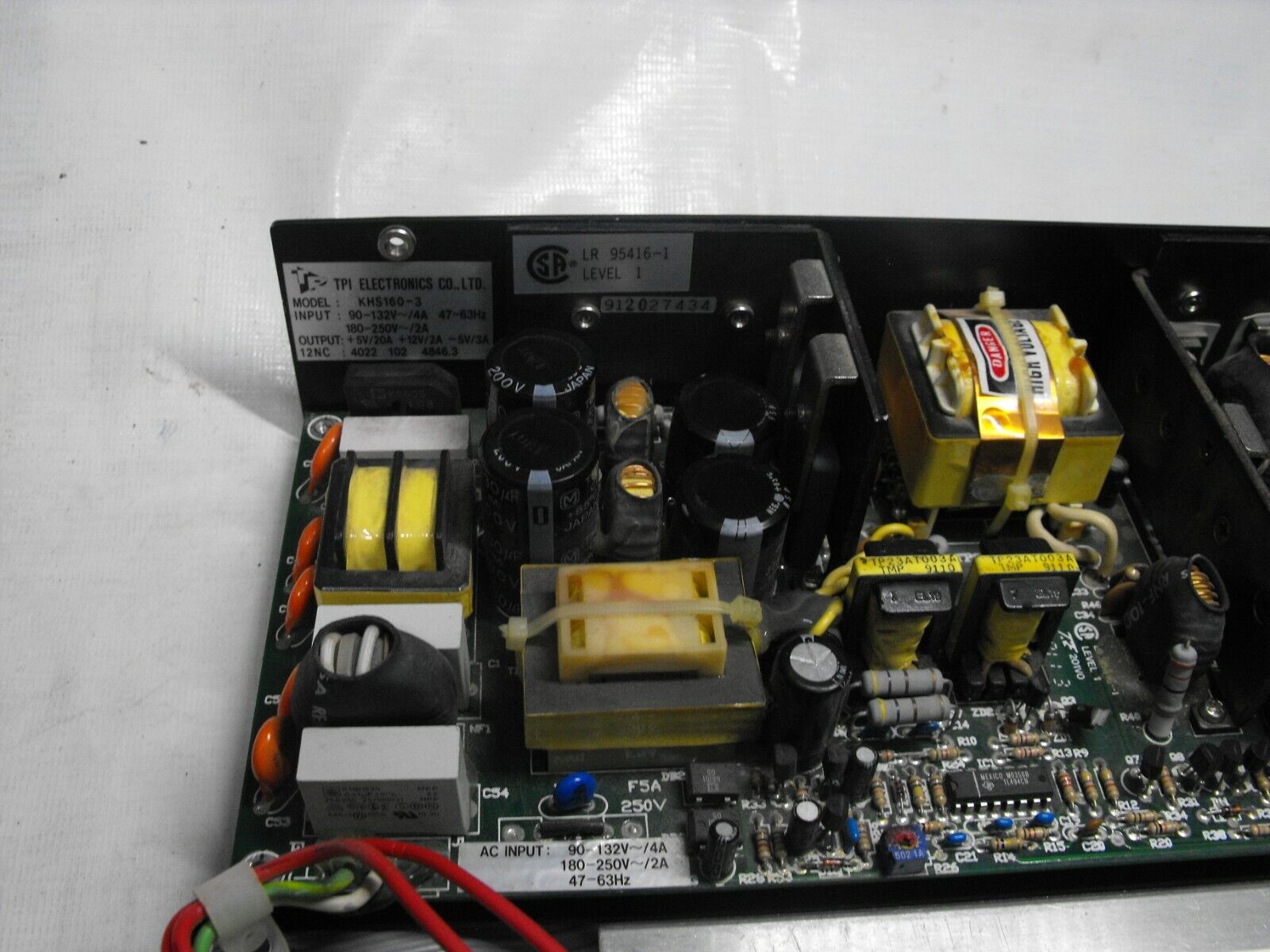 Tpi Electronics KHS160-3 Power Supply Pull From Philips Pm 3585/91 logic analyz - Image 10