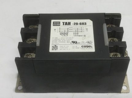 Cosel power noise filter TAH-20-683 3PH 500v 20a