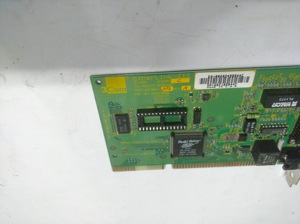 3Com EtherLink III 3C509B-C Assy 03-0021-002 Rev A ISA Network Card - Image 5