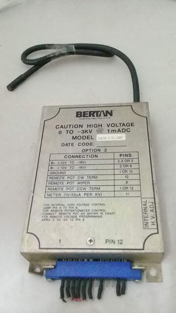 Bertan 2689N TO-3KV High Voltage Power Supply