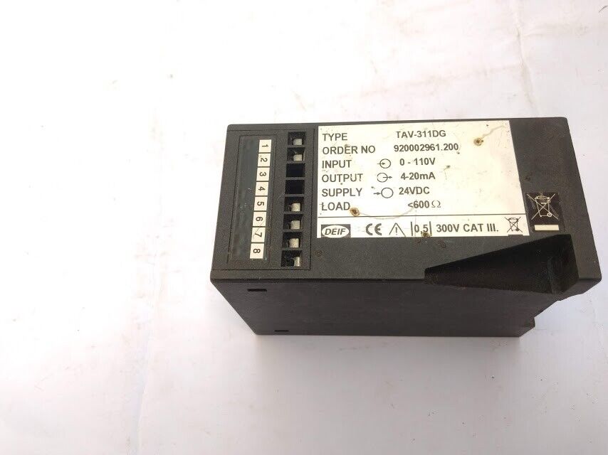 Deif TAV-311DG AC Voltage Single Function Transducer TAV311DG - Image 10
