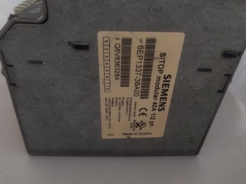 SIEMENS SITOP 6EP1337-3BA00 40A Power Modular 6EP13373BA00 - Image 8