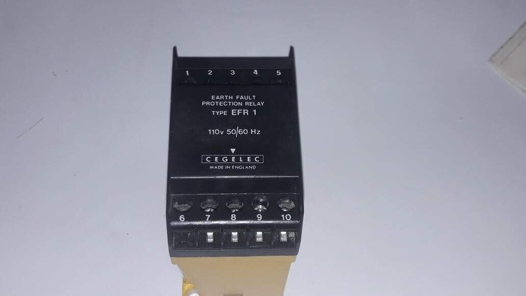 CEGELEC earth fault protection relay type EFR 1 110v 50/60Hz New - Image 4