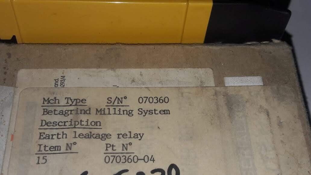 CEGELEC earth fault protection relay type EFR 1 110v 50/60Hz New - Image 3