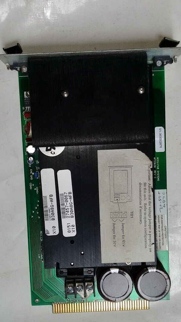 Accu-Fab System Afs3630 Rev C B30A8G-Afb Motor Driver Control Board - Image 8