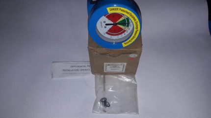 Airfilter engineering Differential pressure gauge DP12 New