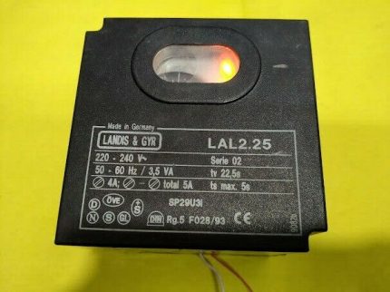 Siemens LAL2.25 Serie 02 220-240v Oil Burner Control