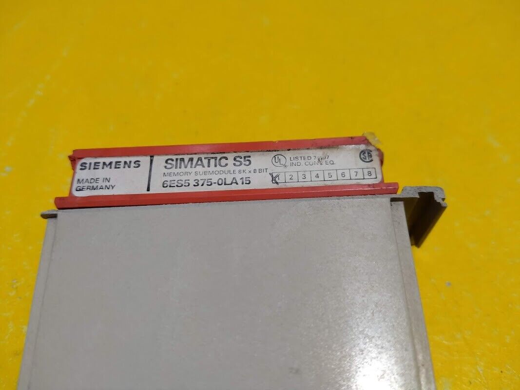 Siemens 6ES5375-0LA15 memory submodule 8k x 8bit 6ES53750LA15 Simatic S5 - Image 4