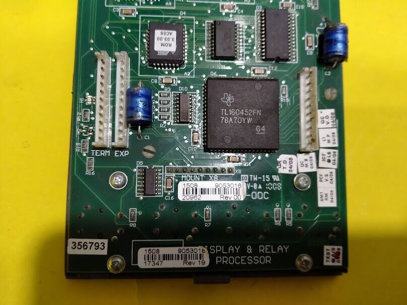 Vesda LaserPlus 356793 display and relay processor 17347 Rev. 19 20962 Rev. 00 - Image 5