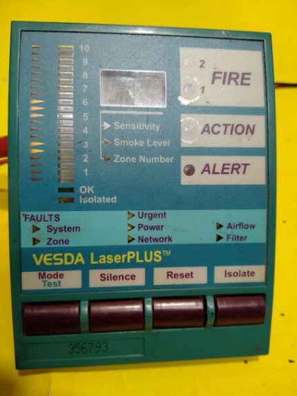 Vesda LaserPlus 356793 display and relay processor 17347 Rev. 19 20962 Rev. 00