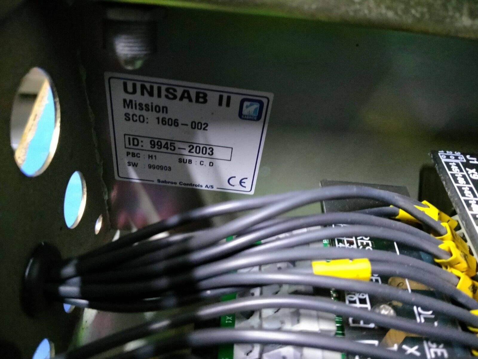 Mission power panel Sabroe unisab II 1606-002 5.13 050524 Aalborg industries - Image 10
