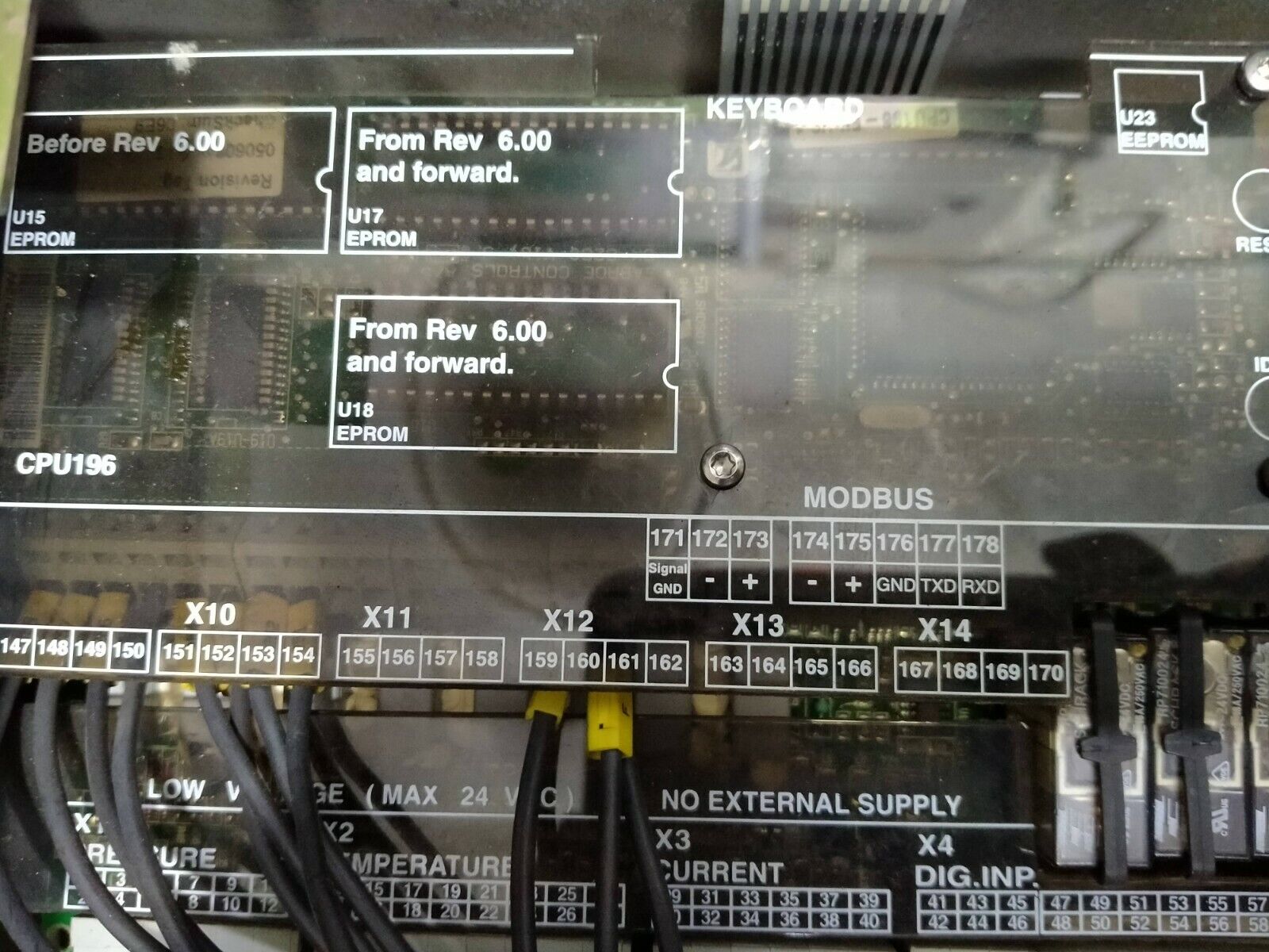 Mission power panel Sabroe unisab II 1606-002 5.13 050524 Aalborg industries - Image 9