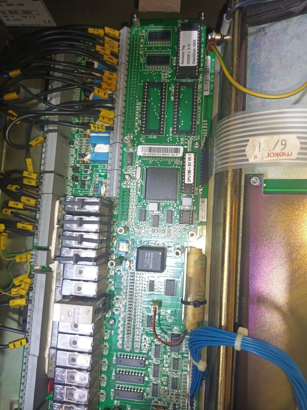 Mission power panel Sabroe unisab II 1606-002 5.13 050524 Aalborg industries - Image 7
