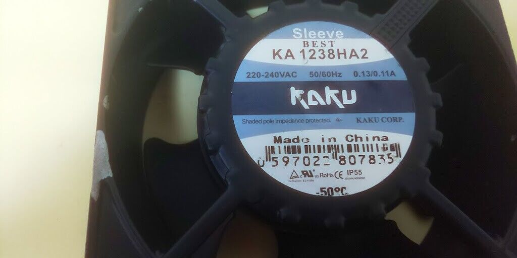 KAKU KA1238HA2 Metal Axial Flow Waterproof Cooling Fan