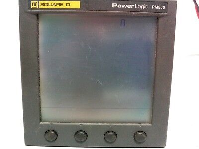 Square D PM820 U11 10.220 Ser C8G Power Logic PM800 Display Schneider Electric