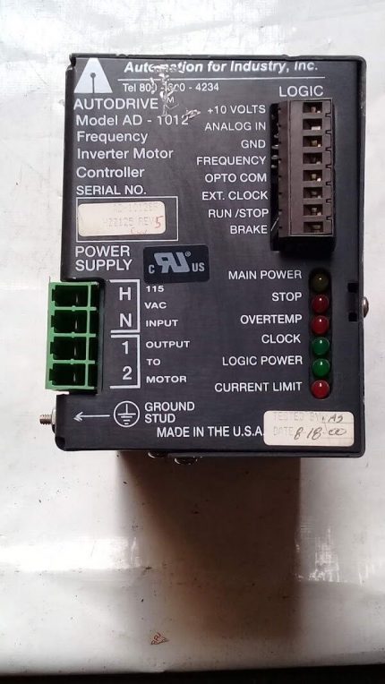 Automation AD-1012 Inverter Motor Controller AD1012