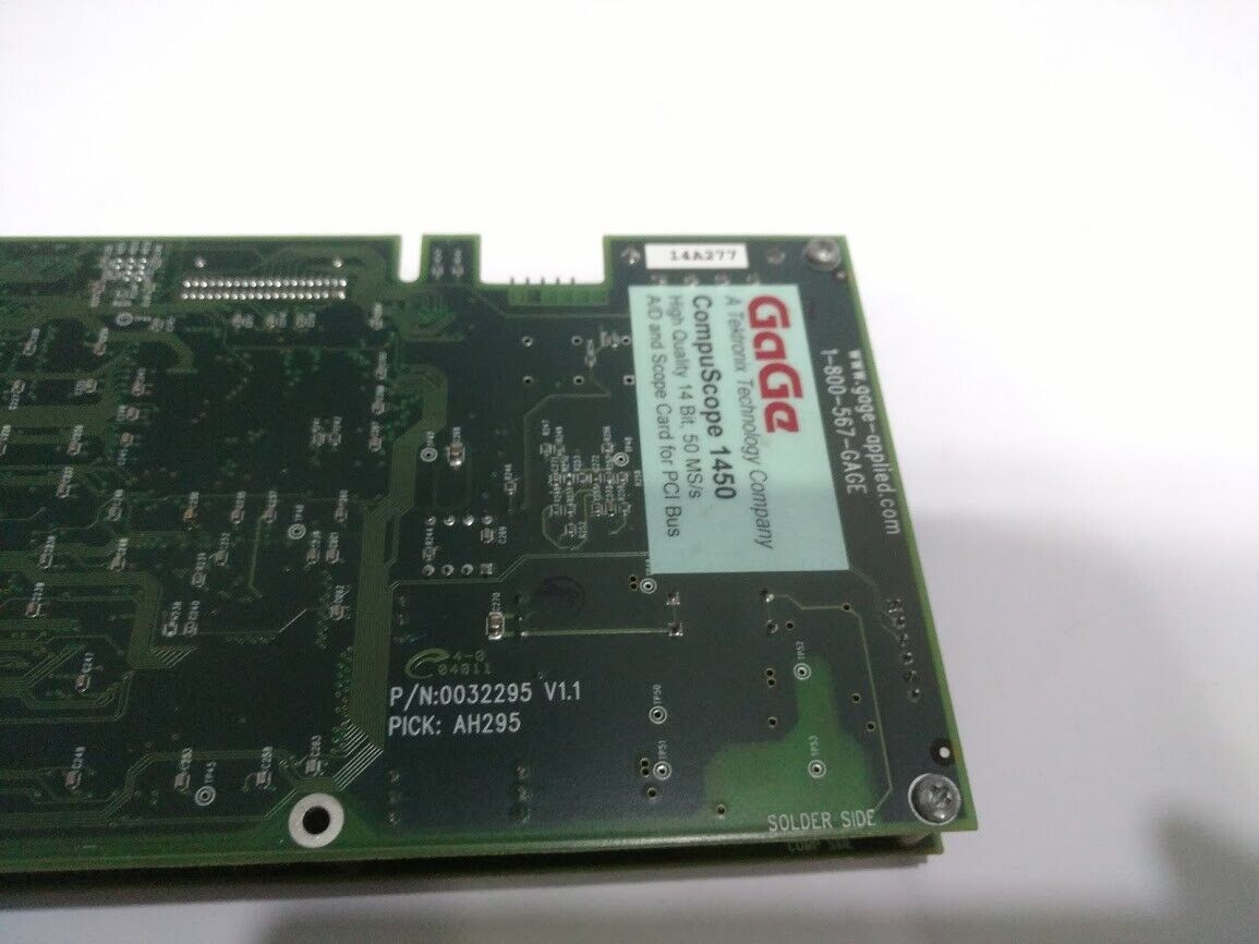 Gage CS1450 1-800-567-GAGE CP500 Cutout Base Board V2.0 GAGe 1450 14bit 0032295 - Image 6
