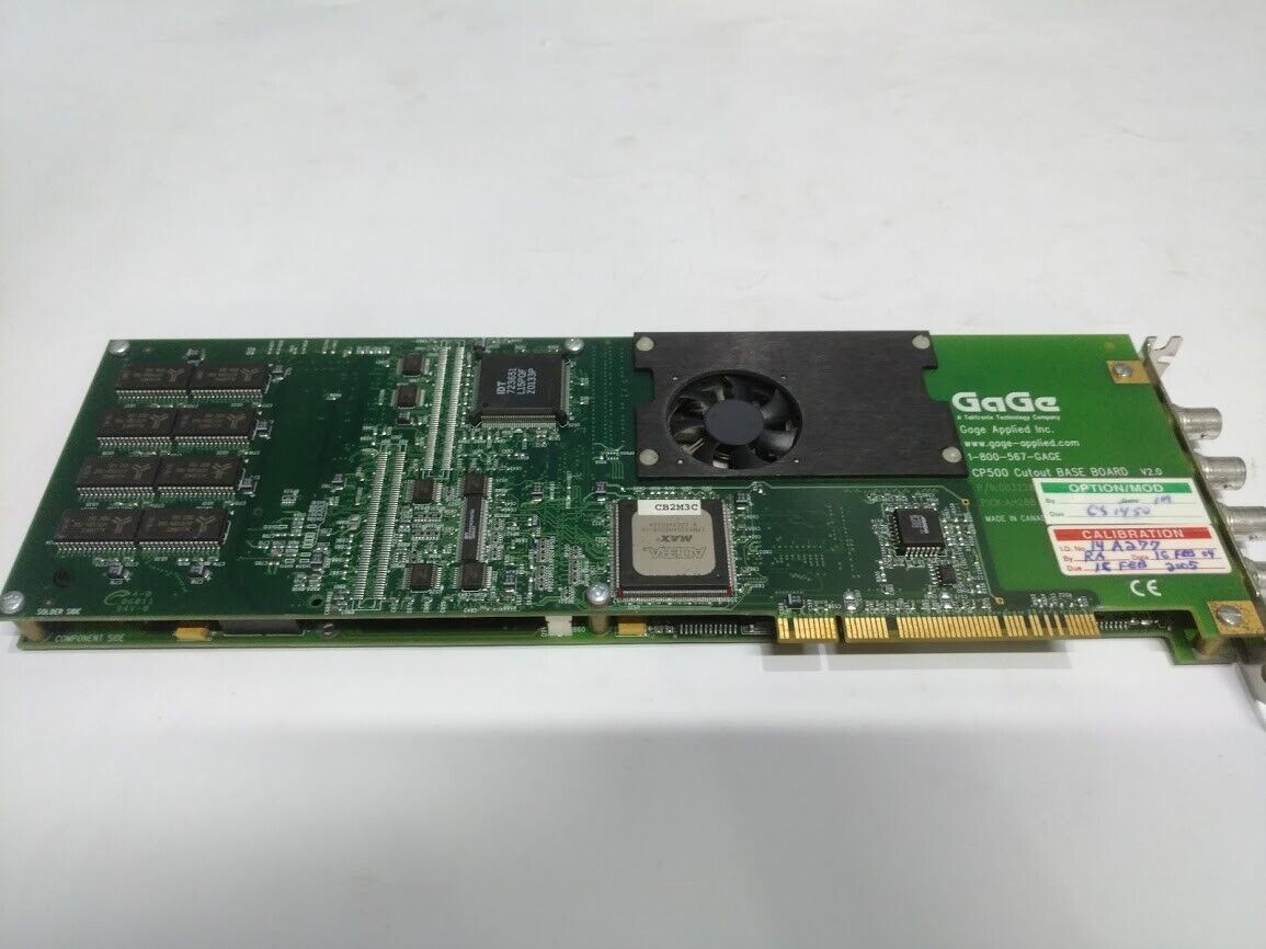 Gage CS1450 1-800-567-GAGE CP500 Cutout Base Board V2.0 GAGe 1450 14bit 0032295