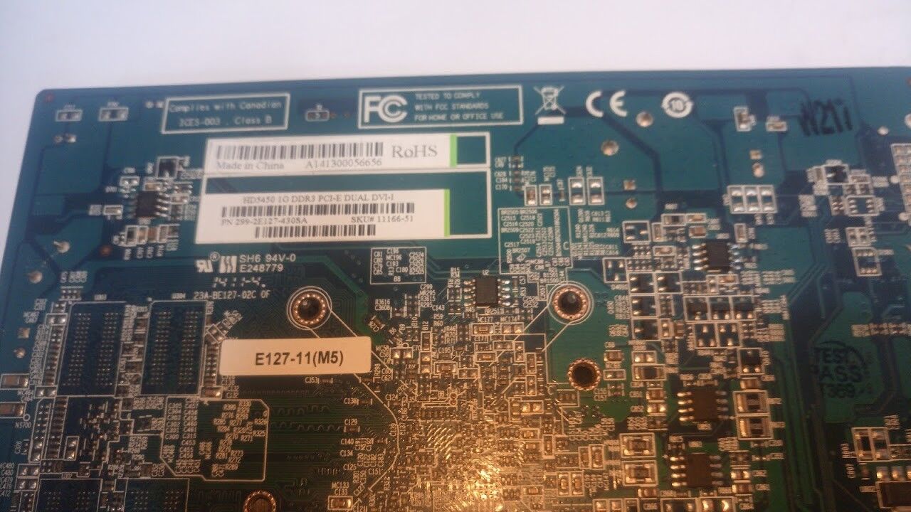 AMD Radeon HD 5450 1G DDR3 PCI-E dual DVI interface 299-2E127-4308A for industri - Image 5