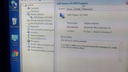 AMD Radeon HD 5450 1G DDR3 PCI-E dual DVI interface 299-2E127-4308A for industri