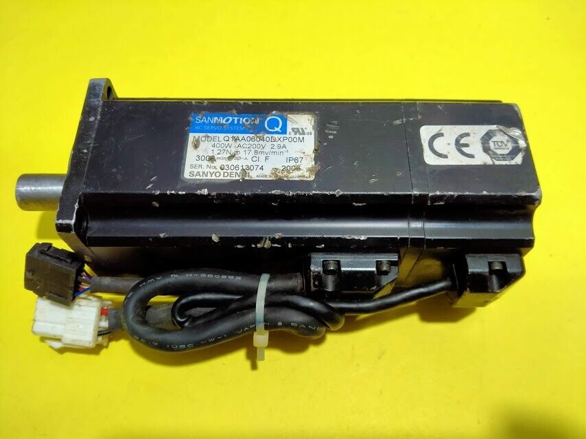 Sanyo Denki Q1AA06040DXP34M Rev.0 400W AC200V 2.9A SANMotion Q AC Servo Motor - Image 5