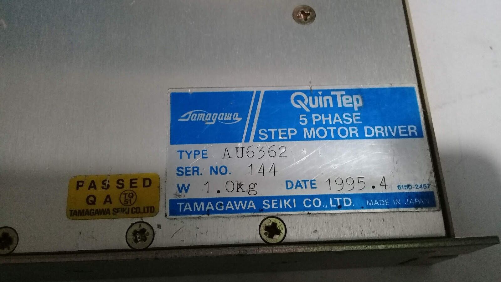 Tamagawa AU6362 Quintep 5 Phase Step Motor driver Tamagawa Seiki Co Ltd - Image 9