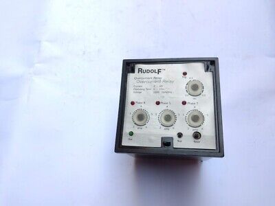 Rudolf Overcurrent Relay 3Phase 1CO Cover Current relay
